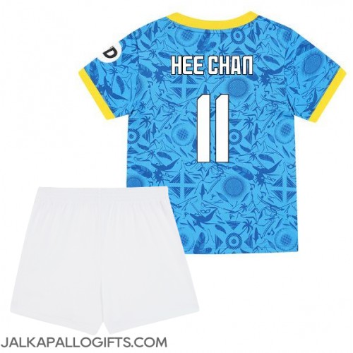 Wolves Hee-chan Hwang #11 Kolmas Peliasu Lasten 2025-26 Lyhythihainen (+ Lyhyet housut)